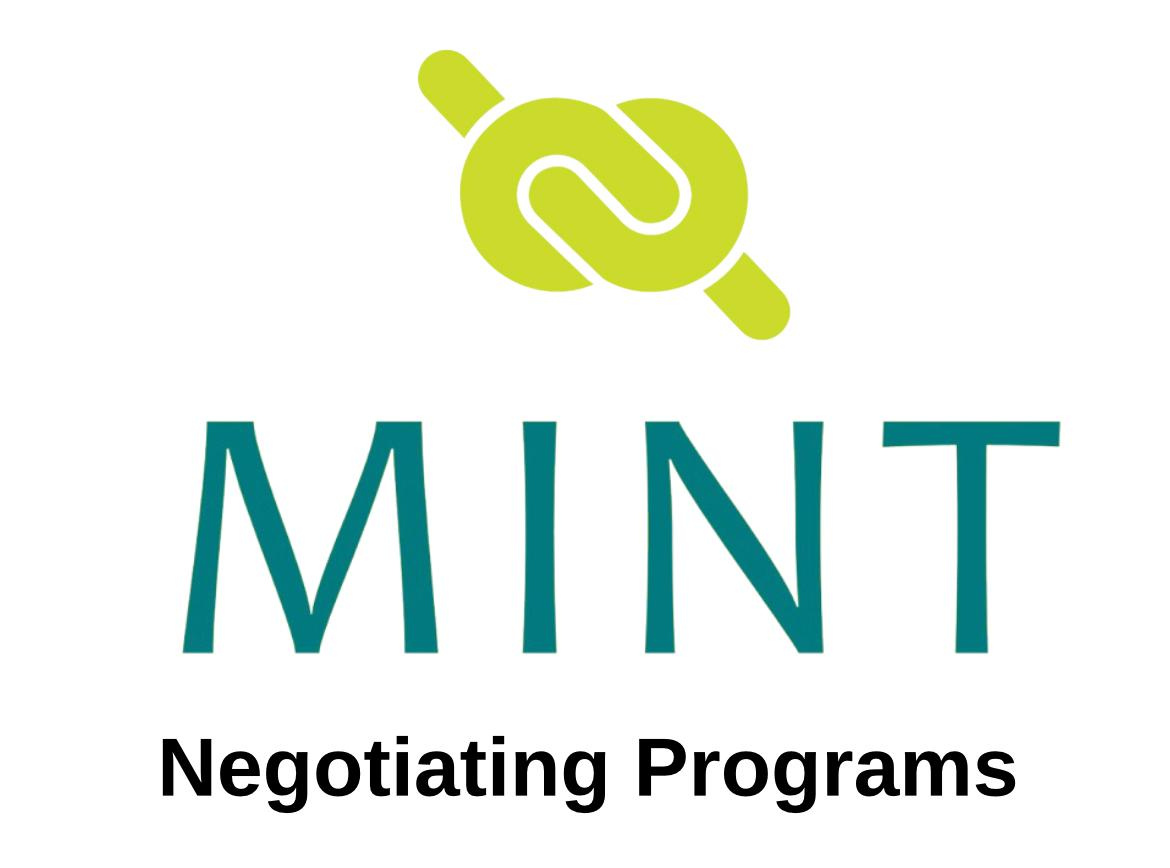 MINT Negotiating Programs