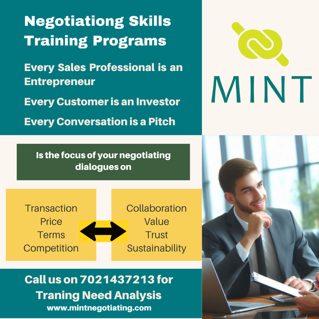 Every Salesperson is an Entrepreneur, Every Customer is an Investor, Every Conversation is a Pitch — A Strategic Negotiator’s Mindset